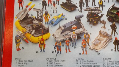 Section of the cardback prototype