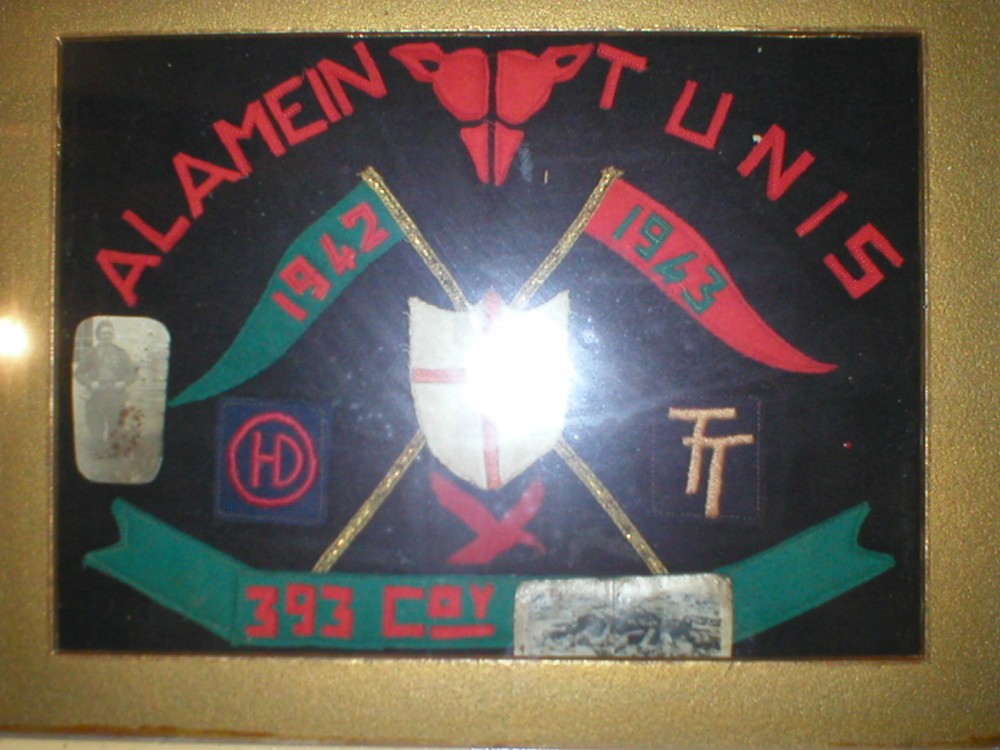 Alamein & Tunis plaque.JPG