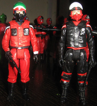 Red Raven and Black Raven pilots