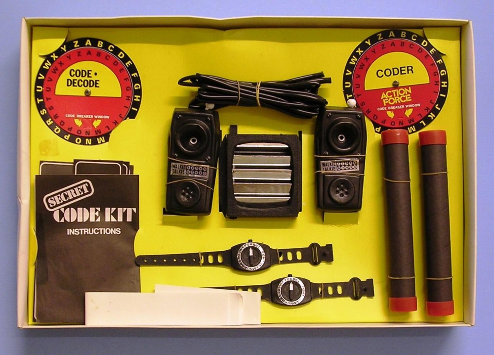 Action Force Communications & Code Kit - Contents in Tray.JPG