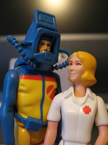 &quot;I feel a bit stiff, can you help nurse?&quot;