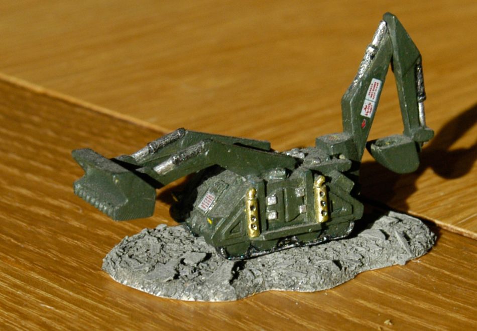 A Space Marine Rhino 'Dozer  I used to love custom Rhino tanks
