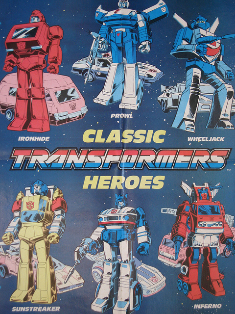 I think this was done to push the then newly re-issued 'classics' Autobot toys.
